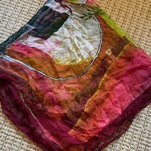 Multicolor Abstract Women's Scarf 🧣